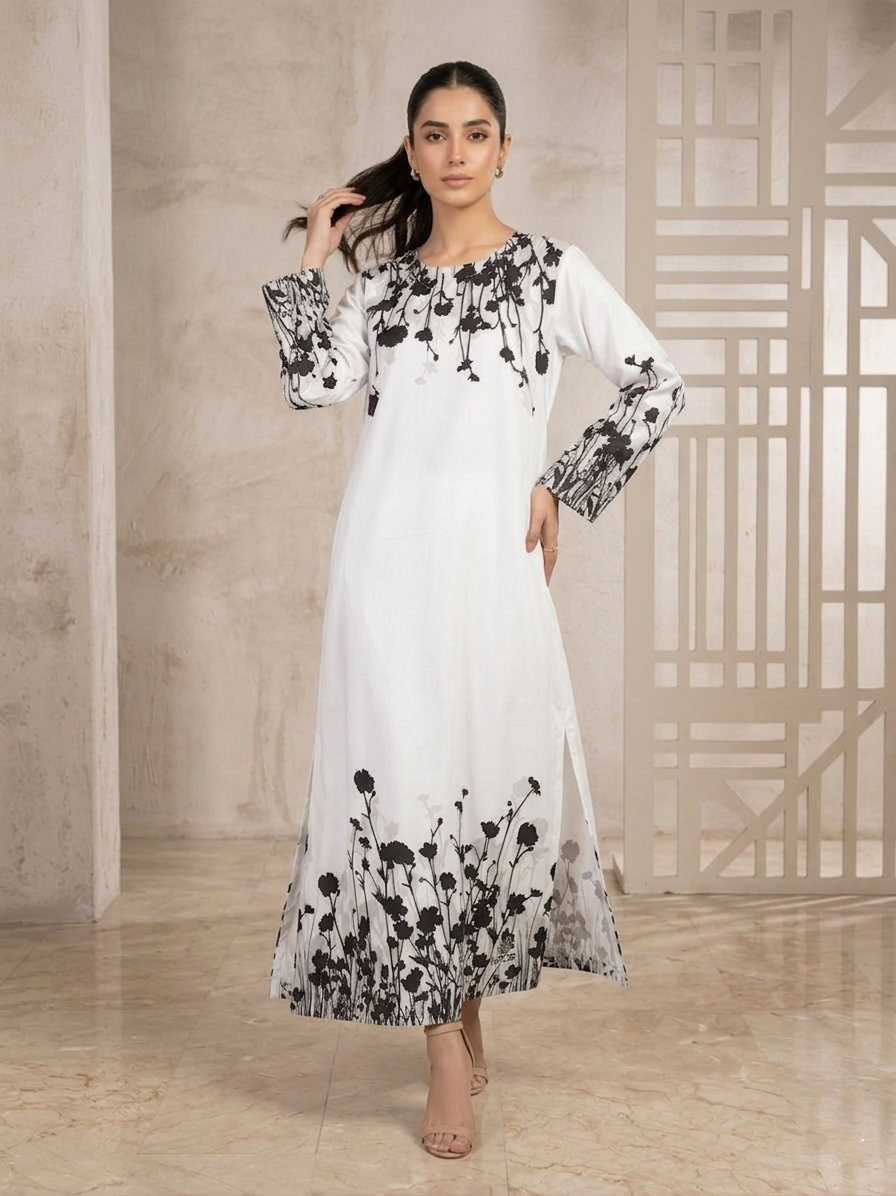 Summer Bloom 2PC Kaftan Set-1507