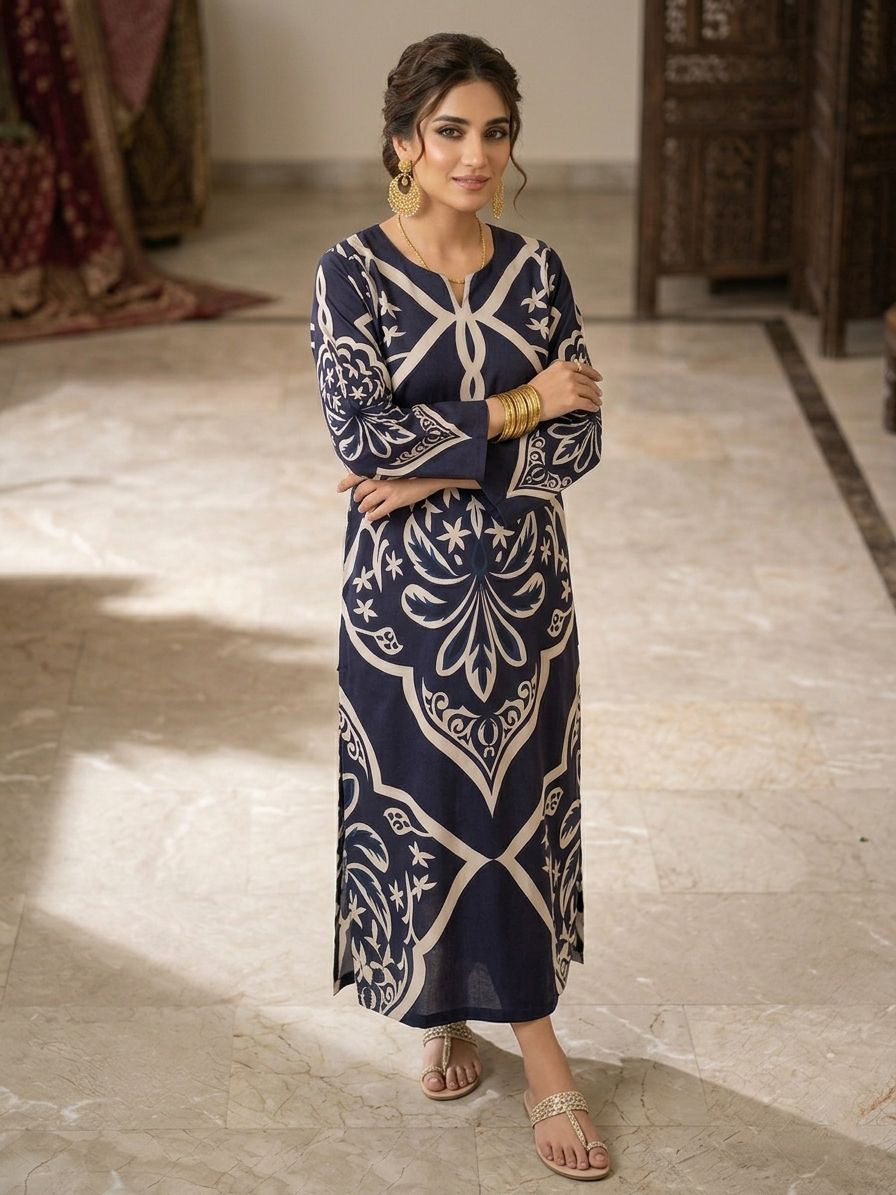 Summer Bloom 2PC Kaftan Set-1503