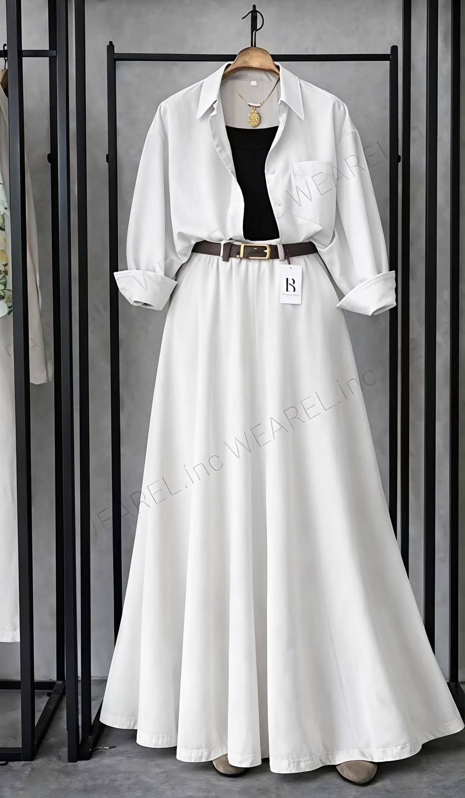 Trending 3-Piece Crepe Skirt Set – Casual & Elegant Co-Ord Look SK-41