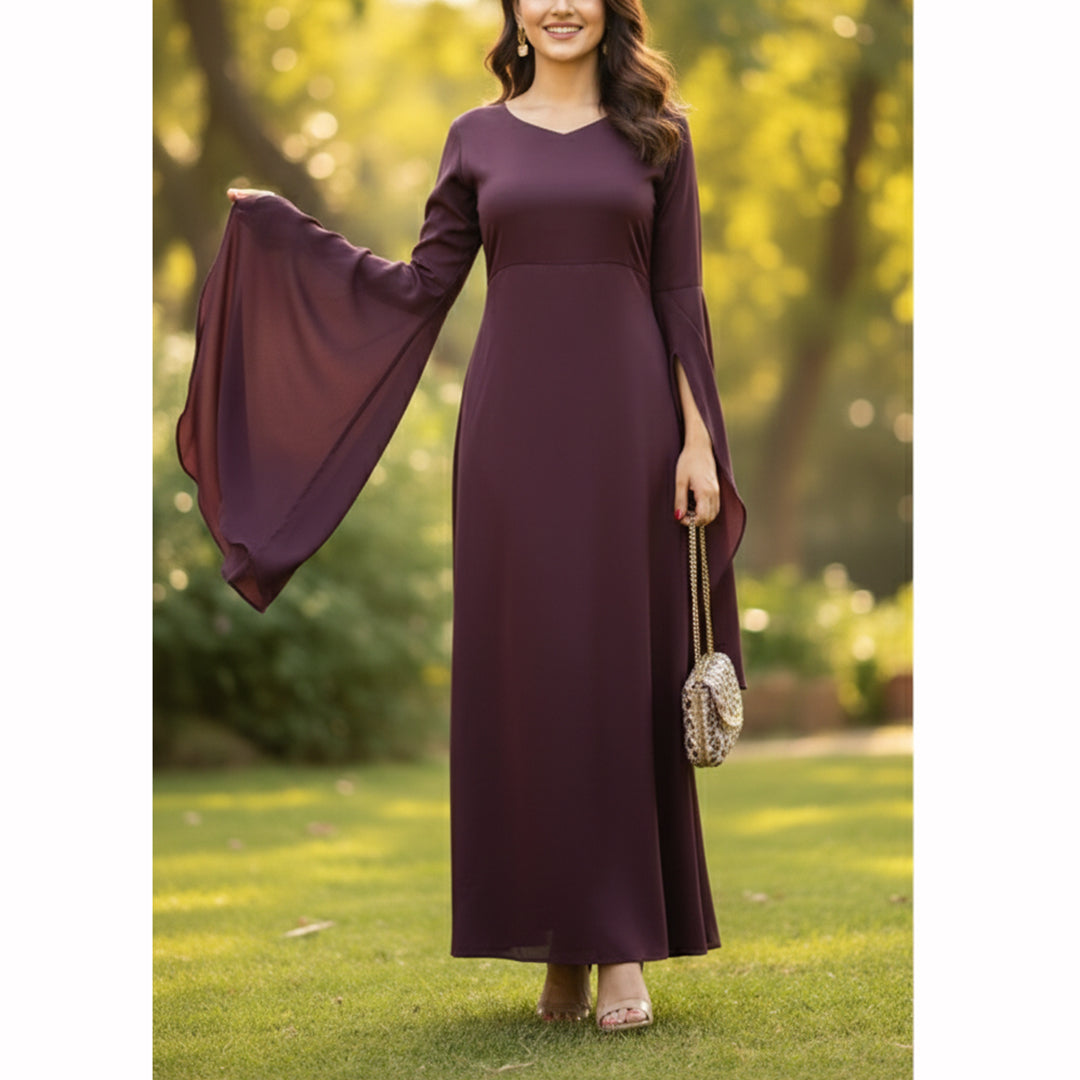 Elegant Flow Plum Grace Maxi AX-130