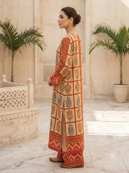 Summer Bloom 2PC Kaftan Set-1502