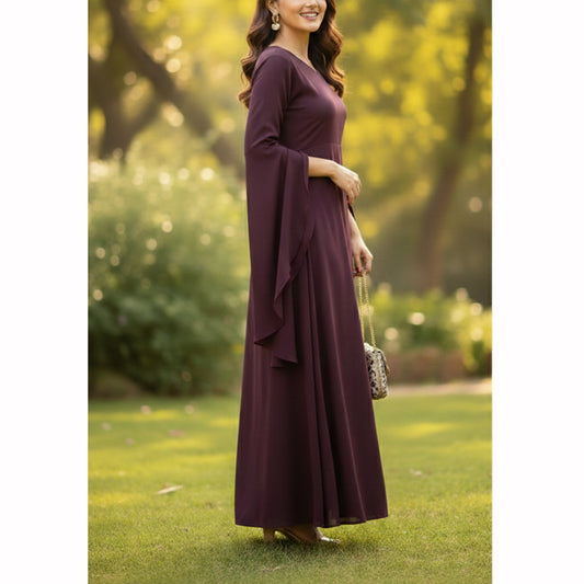 Elegant Flow Plum Grace Maxi AX-130