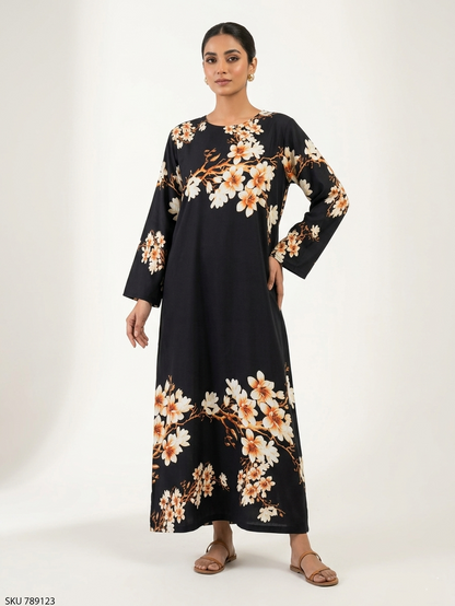 Summer Bloom 2PC Kaftan Set-1501