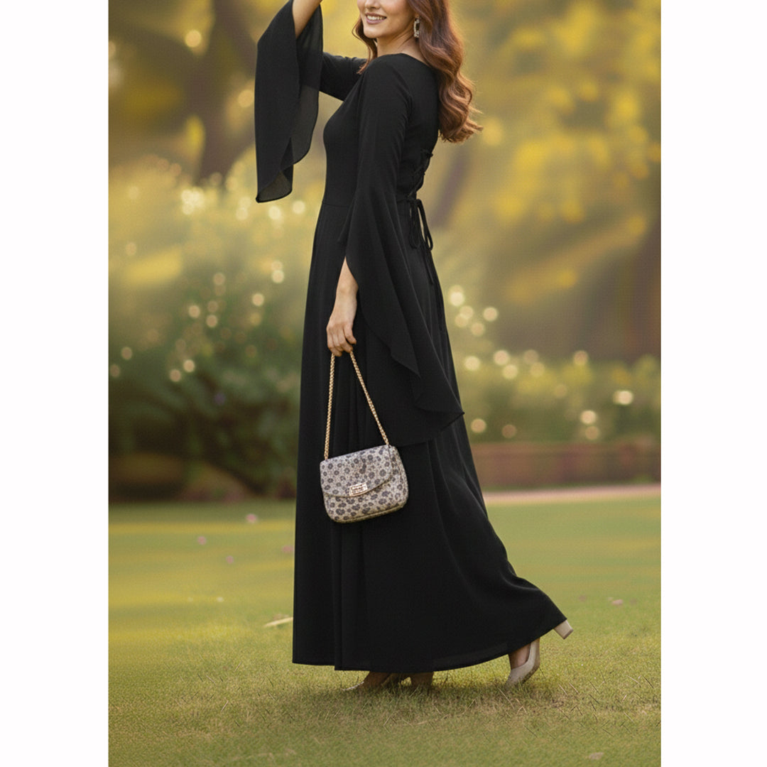 Elegant Flow Plum Grace Maxi AX-130