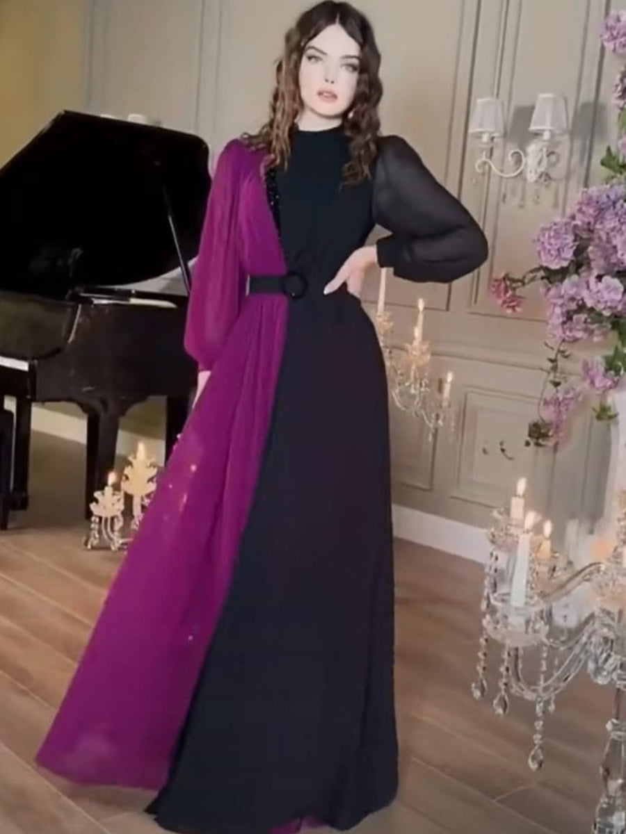 Women's Solid Color Plain Maxi Dress AX-201