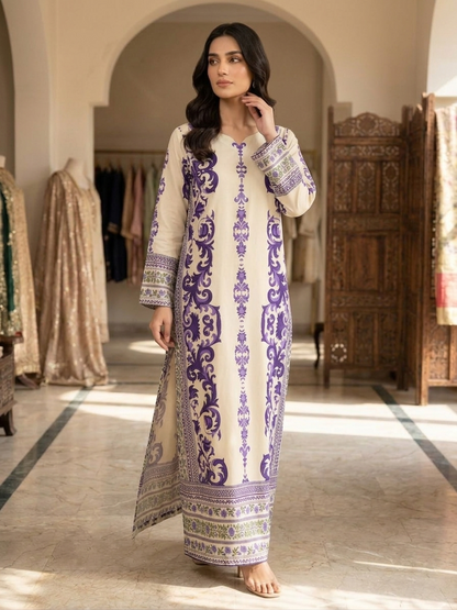 Summer Bloom 2PC Kaftan Set-1506