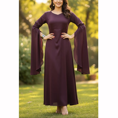 Elegant Flow Plum Grace Maxi AX-130