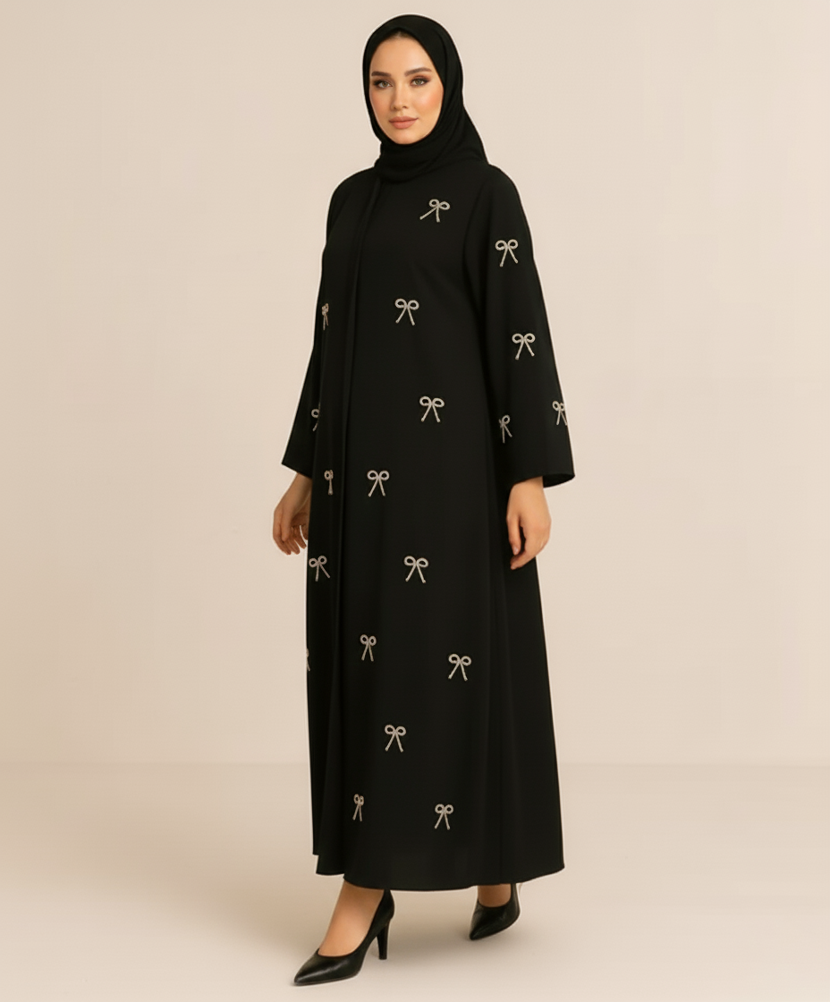 Skin Bow Abaya