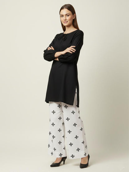 Classic Charm – Cotton 2PC Embroidered Suit
