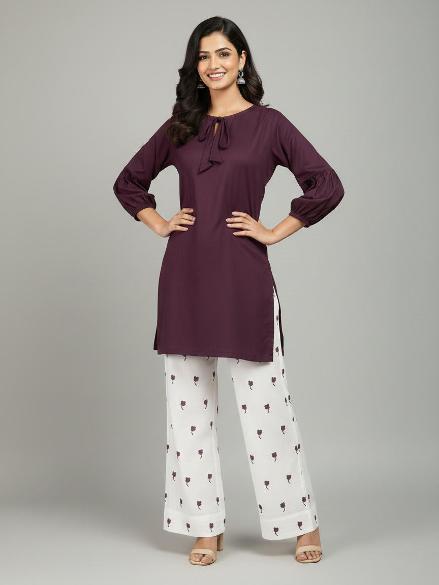 Daily Luxe – Cotton 2PC Embroidered Suit