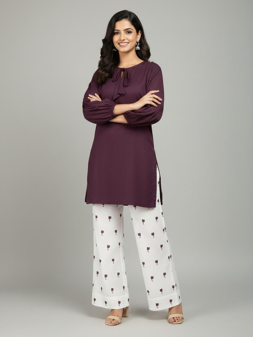 Daily Luxe – Cotton 2PC Embroidered Suit