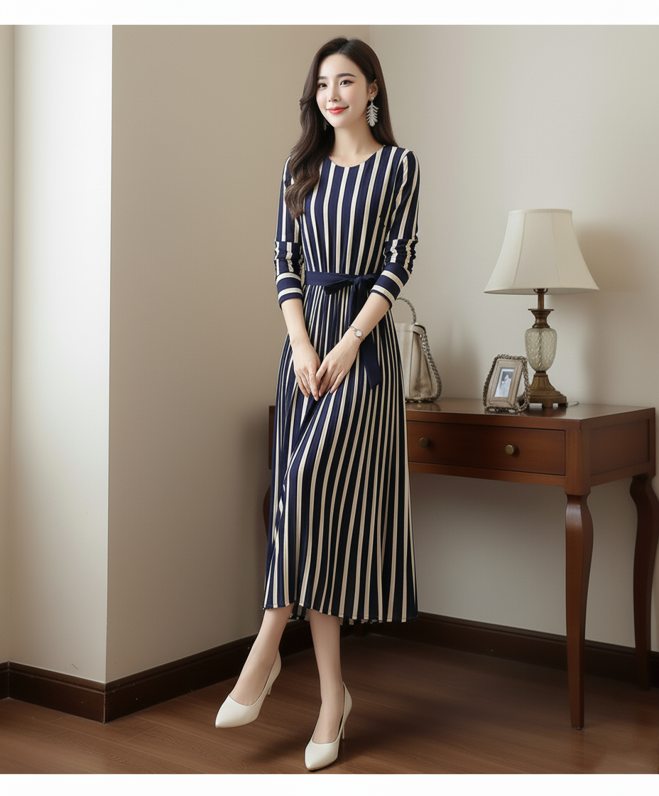 Elegant Digital Printed Maxi