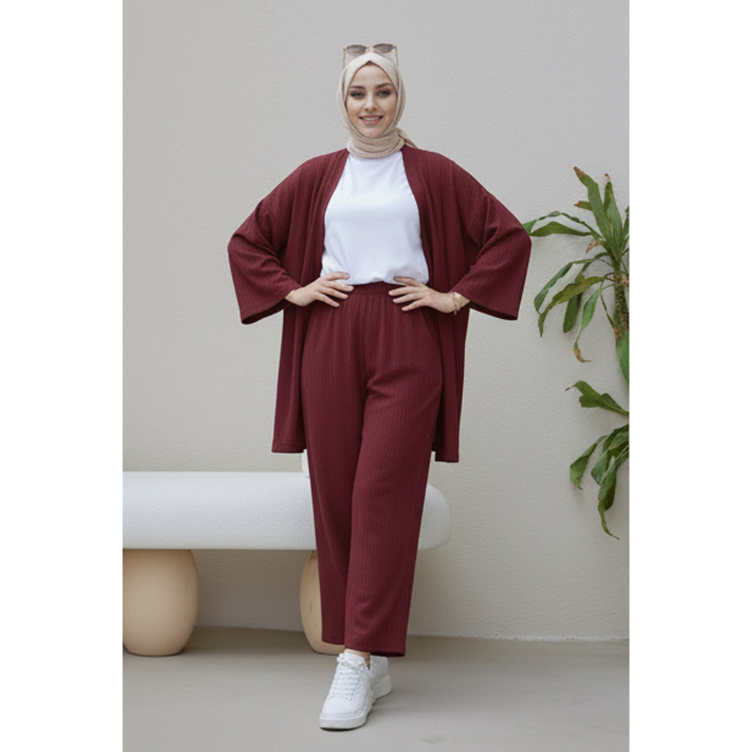 Classy Co-Ord Set for Women – Trouser & Long Shrug