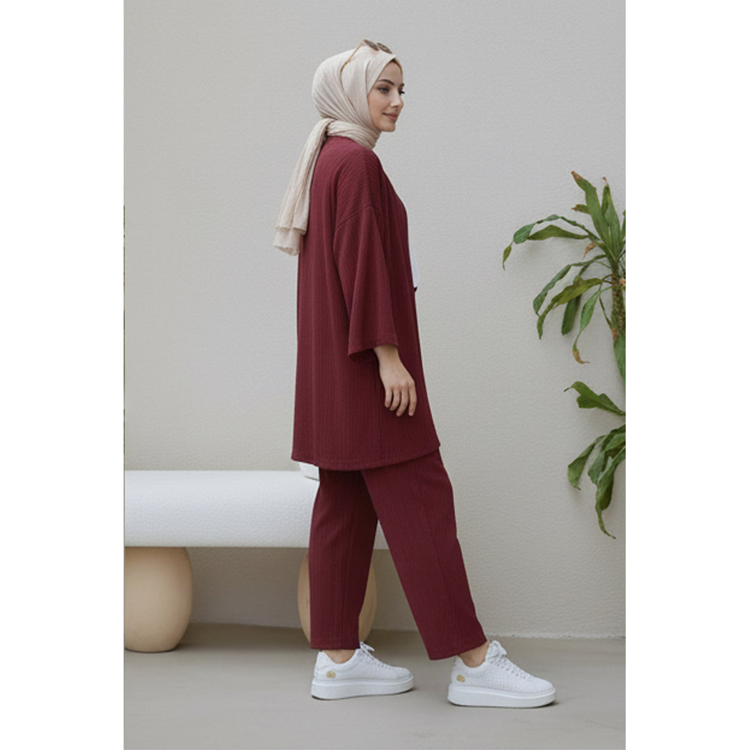 Classy Co-Ord Set for Women – Trouser & Long Shrug