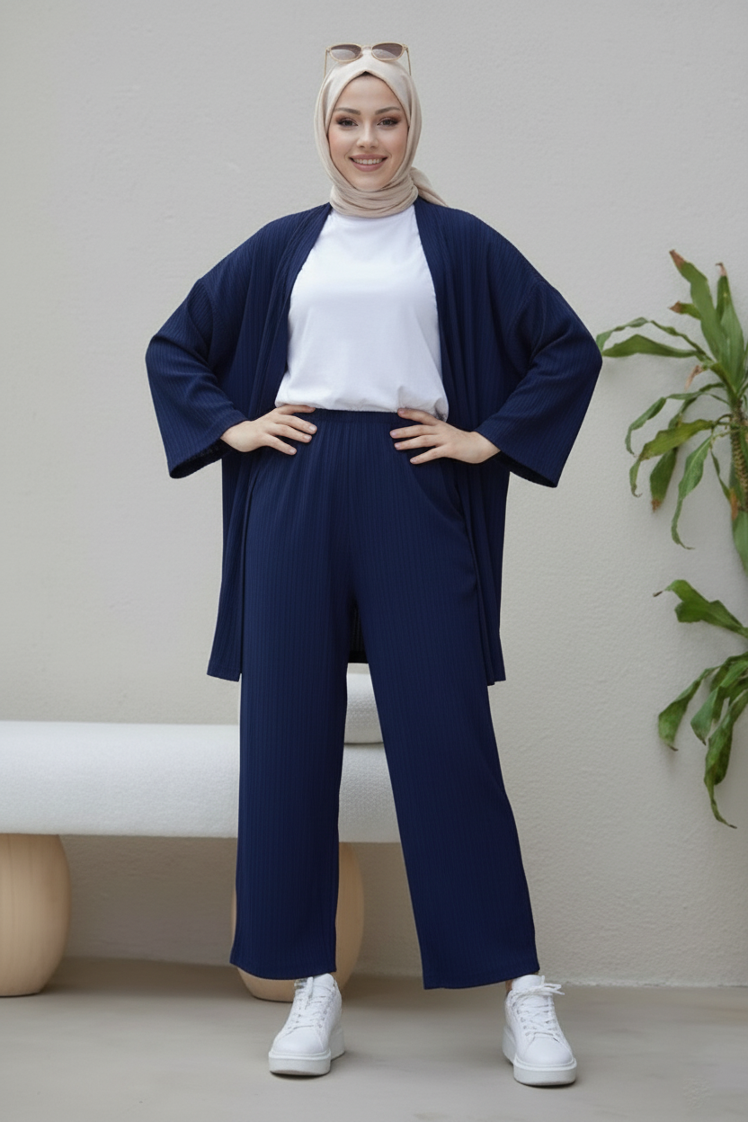 Classy Co-Ord Set for Women – Trouser & Long Shrug