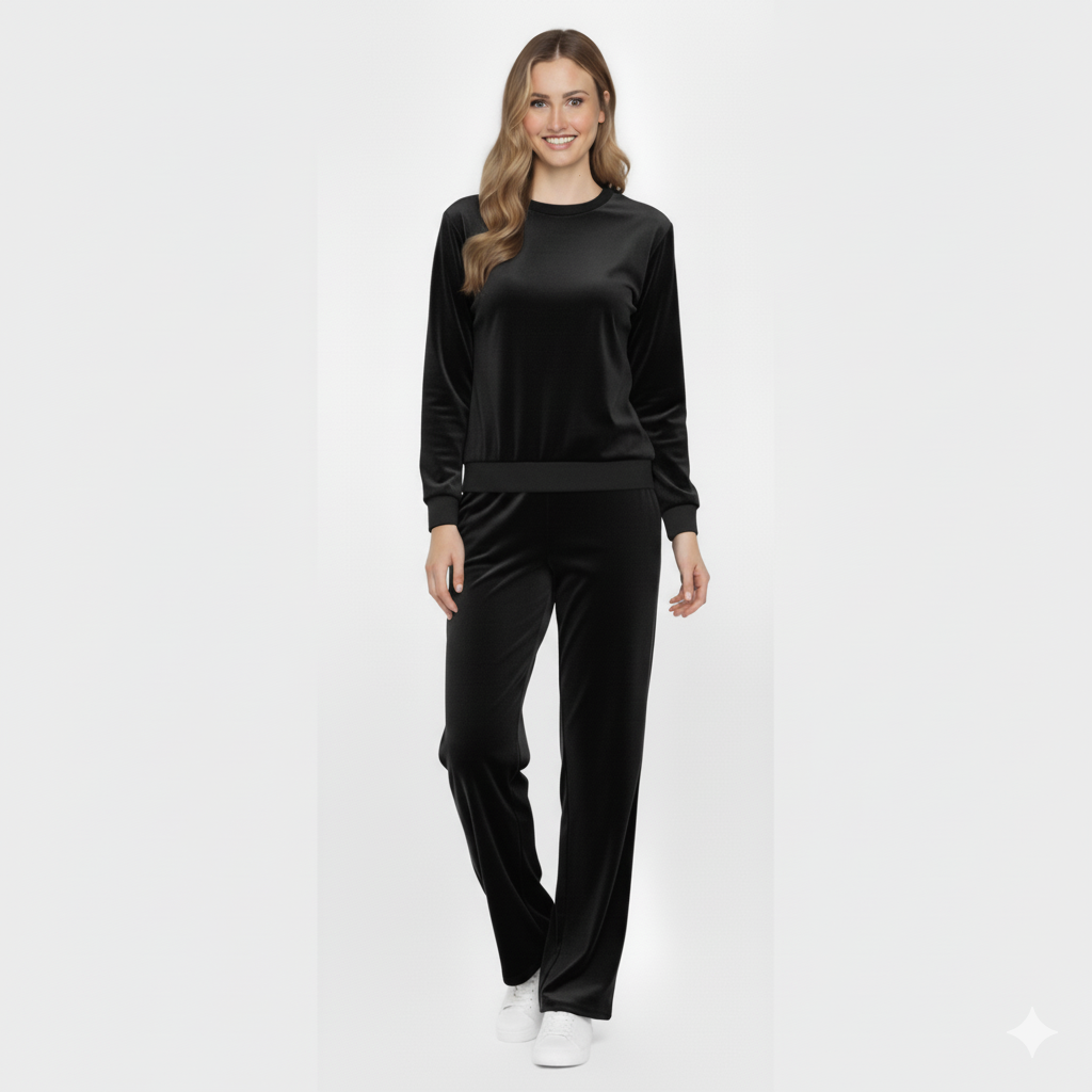Premium Velvet Tracksuit | Soft, Stylish & Comfortable Loungewear Set