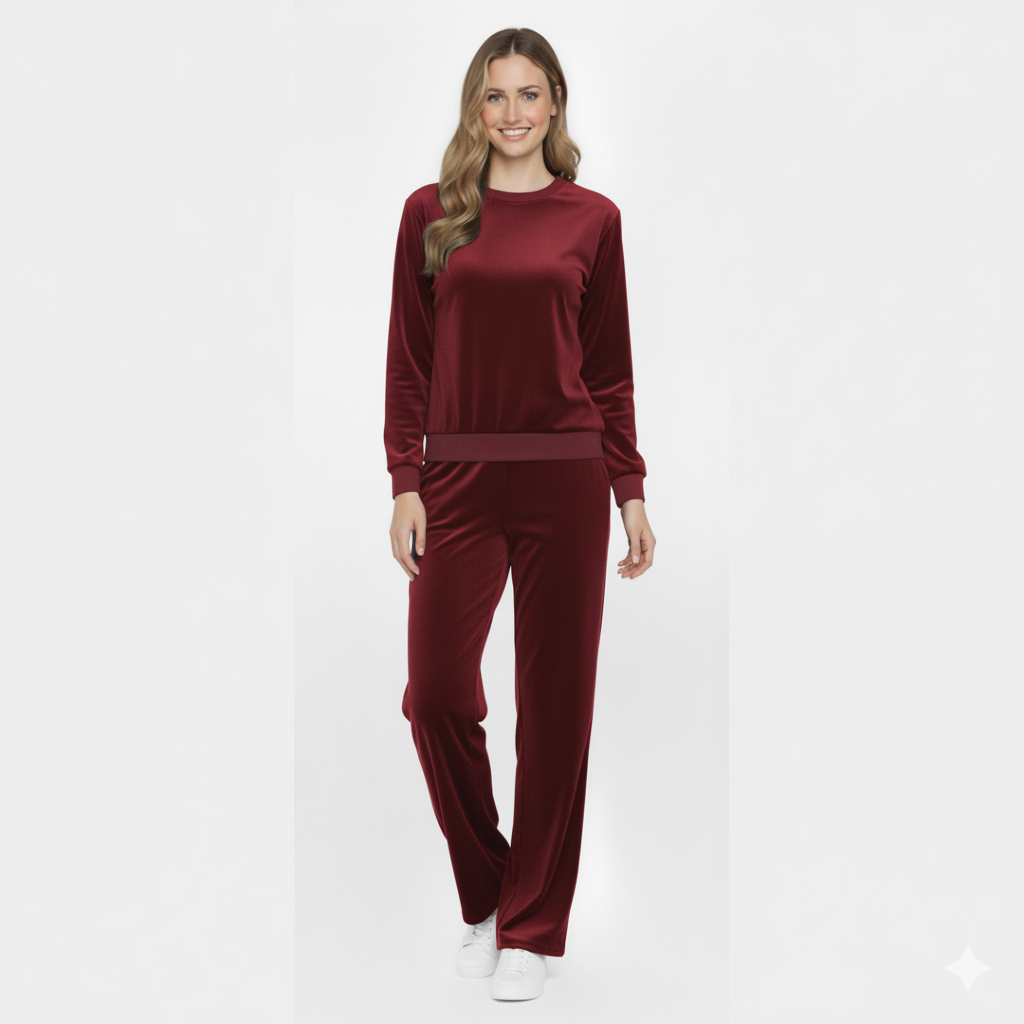 Premium Velvet Tracksuit | Soft, Stylish & Comfortable Loungewear Set