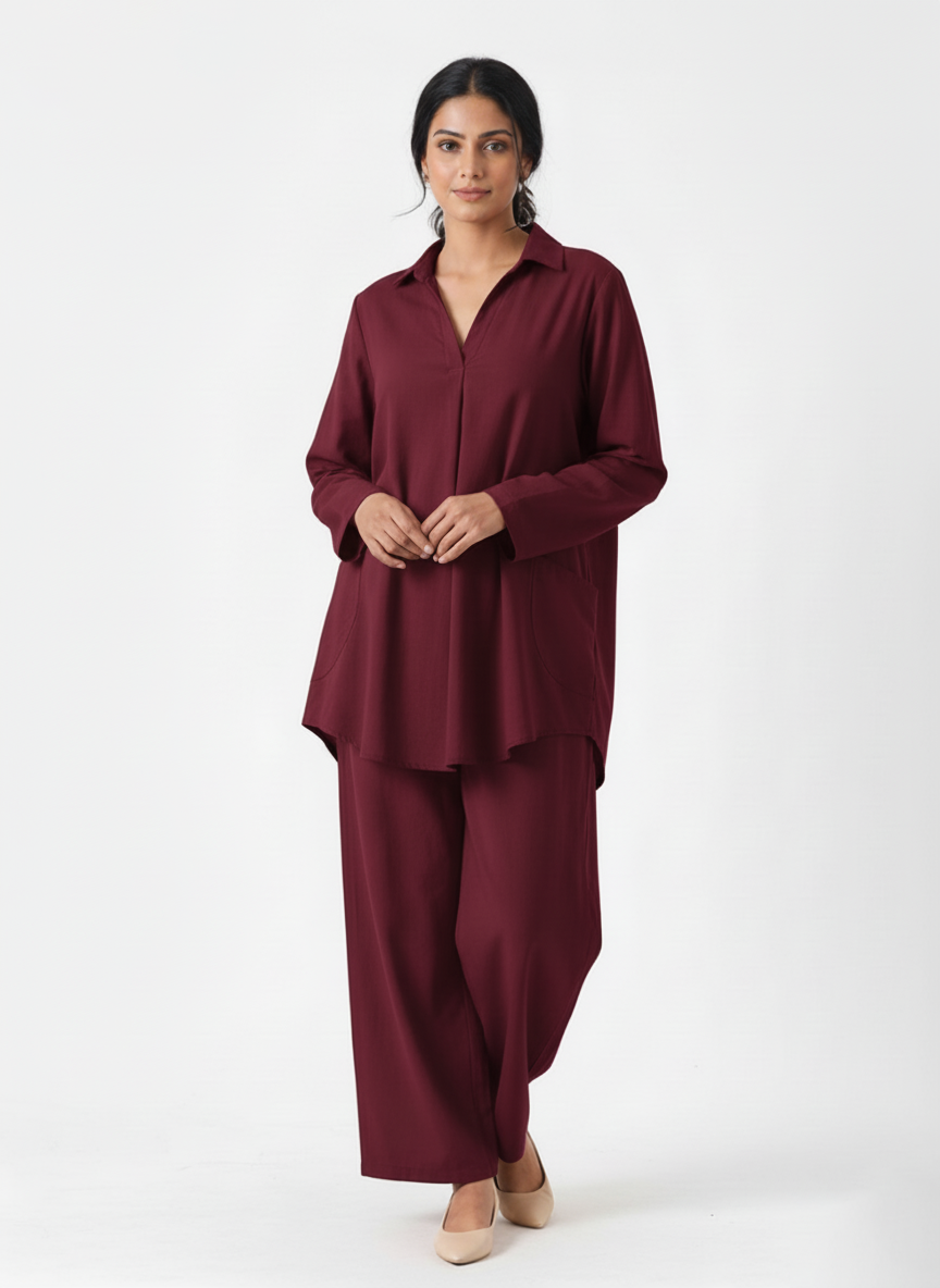 Solid Co-ords Set TF-20