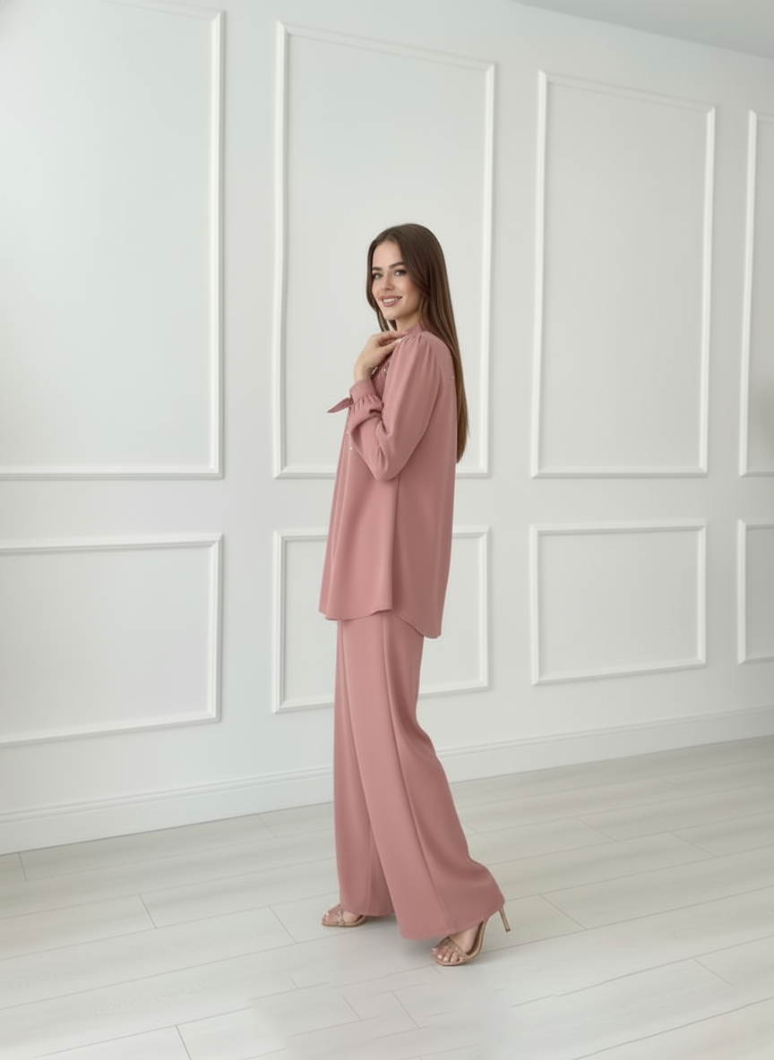 Elegant Premium Soft Imported Handwork Co-Ords Set for Women