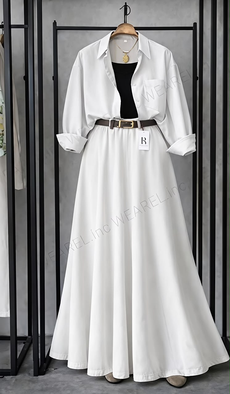 Trending 3-Piece Crepe Skirt Set – Casual & Elegant Co-Ord Look SK-41