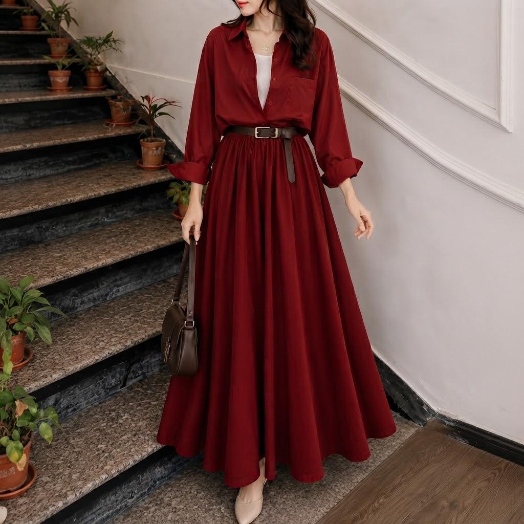 Trending 3-Piece Crepe Skirt Set – Casual & Elegant Co-Ord Look SK-41